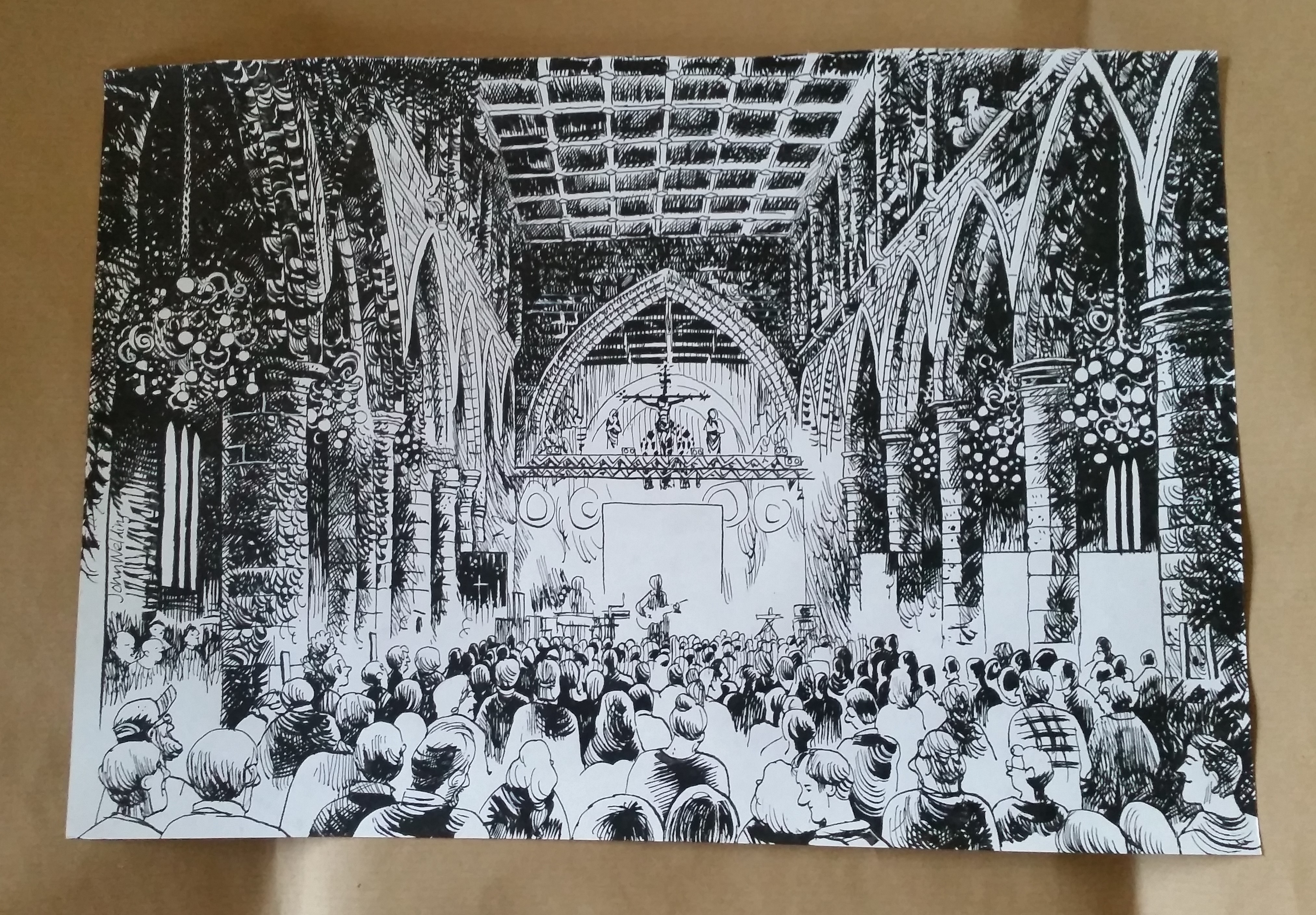 Billy Bragg Illustration Auction - Long Division