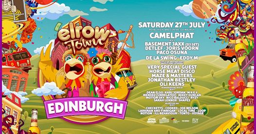 elrow Town Edinburgh 2019