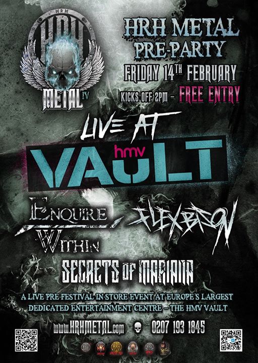 HRH Live from the HMV Vault: HRH Metal IV Pre-Party