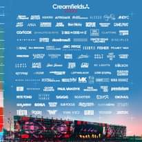 Image may contain: text that says "Creamfields. 2021 Above ADAM ADARO AFROJACK 許PATRICK ALESSO 'Beyond ANDY WHTBY BICEPLIVE ANNA ARMIN VANUUREN 蛋s carlcox BenNicky ANDYC BREnNaN heaRT CRISTOPH CHRIS SAREN CAMELPHAT deadmau5 CLAPTONE DIMENSION cosm!c ogate FRICTION DIMITRIVEGAS LIKEMIKE DJISAAC ELI BROWN ENRICO ERIC PRYDZ EXAMPLE FISHER FRANKY WAH SANGIULIANO GARETH DISCIPLES GORGON WANTS JAMIE HOT SINCE KUTSKI HYBRID MINDS LAFLEUR KC LICHTS MASON COLLECTIVE LEFTWING:KODY KÖLSCH LOW STEPPA MICHAELDIAI MK MAR+IN GARRIX OFFAIAH HELDENS OLIVER ETONG NGHTLAPSE NINA KRAVIZ PAULVANDYK RICHY AHMED PEGGY WOOLFORD SASASAS SCOOTER SOUND RUSH pendulum SOLARDO SOSA TIESTO tiaamy SUBFOCUS SIGVA SEFA BER우 שפש VINI VICI SVENVÄTH teuamt YOUSEF ZATOX"