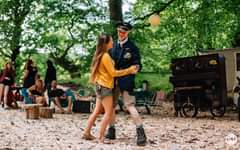 Image may contain: 1 person, child and outdoor