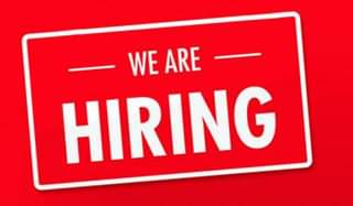 Image may contain: text that says "WE ARE HIRING"
