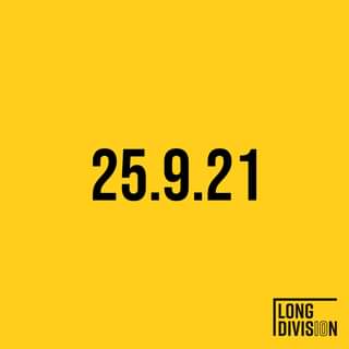 May be an image of text that says "25.9.21 LONG DIVISION"