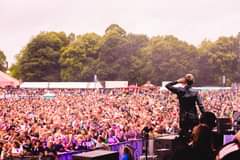 May be an image of one or more people, people standing, crowd and outdoors