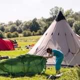 May be an image of campsite and outdoors