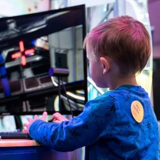 May be an image of child, standing and indoor