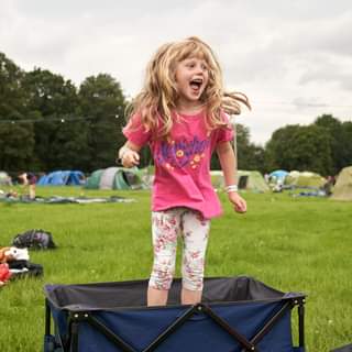 May be an image of child, standing and outdoors