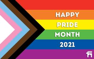 May be an image of text that says "HAPPY PRIDE MONTH 2021 គ"