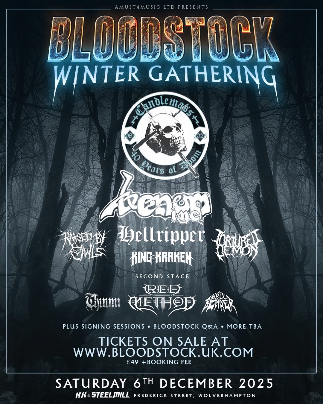 Bloodstock Winter Gathering 2025 Festival Flyer