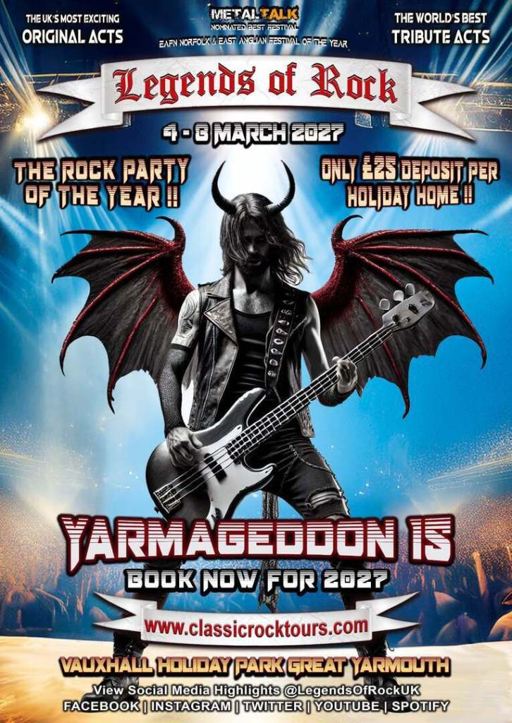 Legends Of Rock Festival 2027 – Great Yarmouth, UK, picture 1